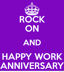 Make your own images with our meme generator or animated gif maker. Rock On And Happy Work Anniversary Rockonandhappyworkanniversary Work Anniversary Quotes Work Anniversary Anniversary Quotes Funny