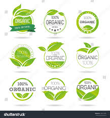 Ecology Organic Icon Set Ecoicons Stock Vector Royalty Free