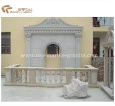 carved marble wall door stone frame