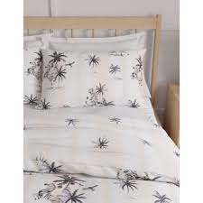 M S Pure Cotton Jungle Stripe Bedding