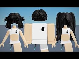 black roblox hair combos for s and