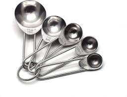 stainless steel mering spoon 5 piece