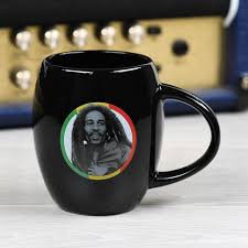 Bob Marley Tricolour Circle Oval Mug