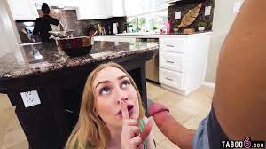 Teen stepsister Emma Starletto hides the kitchen blowjob from our step mom  - XVIDEOS.COM