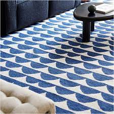 blue indoor outdoor rugs west elm
