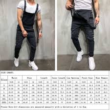 Us 11 36 11 Off Fashion Mens Ripped Jeans Jumpsuits Hi Street Distressed Denim Bib Overalls For Man Suspender Pants Size S Xxxl In Jeans From Mens