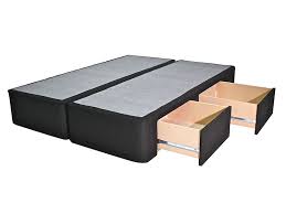 bed base with deep drawers