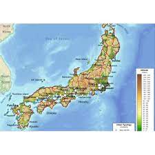 Rivers of japan are characterized by their relatively short lengths and considerably steep gradients due to the narrow and mountainous topography of collection of detailed maps of japan. Jungle Maps Map Of Japan With Rivers