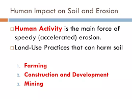 ppt human impact on soil and erosion