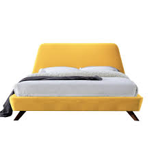 Fabric Upholstered Queen Platform Bed