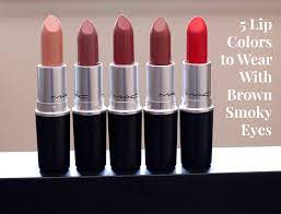 5 lip colors to wear with brown smoky