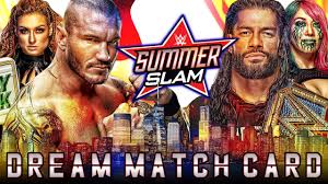 Summerslam 2021 will be held at the allegiant stadium in paradise, a suburb of las vegas, nevada. Wwe Summerslam 2021 Dream Match Card Subs Section 10 Youtube
