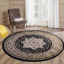 traditional round rome large rugs for