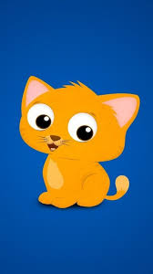 Cute Cartoon Cat Cartoon Kitten