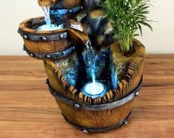 Get the tutorial at the interior frugalista. Concrete Barrel Waterfall Fountain Pot 18 Steps With Pictures Instructables