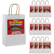 christmas vacation paper gift bags