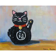 Lucky Cat Waiving Art Dallas