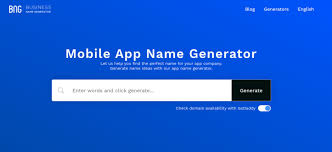 mobile app name generators