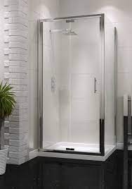 Semi Frameless Bifold Shower Door 900mm
