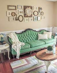 makeover monday green painted sofa
