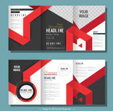 leaflet design template vectors free