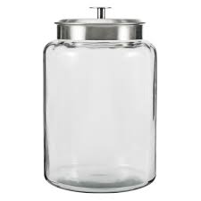 2 5 Gallon Jar With Brushed Metal Lid