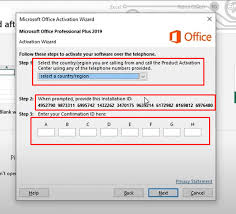how to activate office by phone