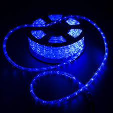 Blue 100ft Led Rope Light 110v 2 Wire Home Party Lighting In Outdoor Christmas For Sale Online Ebay