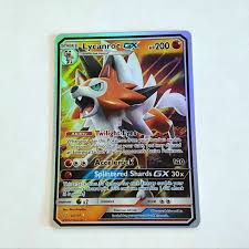 What are you paying for? Dusk Lycanroc Gx Holographic Custom Made Pokemon Card Etsy