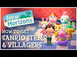 how to get sanrio villagers items