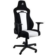 This gaming chair will support a wide variety of gamers, as it's designed for. Nitro Concepts E250 Gaming Chair Black White Ebuyer Com