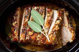 Trusted pork tenderloin recipes for the stovetop, slow cooker, oven, and grill. Crockpot Pork Loin In Creamy Garlic Sauce Eatwell101