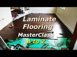 how to install laminate floor diy