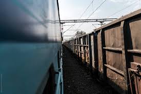 freight train indian railway by
