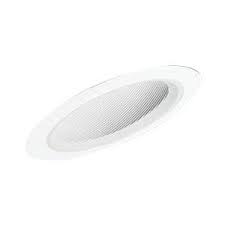 Halo 457w 7 Inch Baffle Slope Ceiling Trim Round White Recessed Lighting Indoor Fixtures Lighting