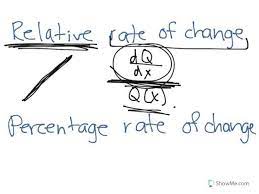 calculate relative change with