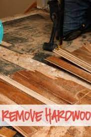 remove hardwood flooring