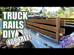 Diy Truck Rack Cargo Side Rails For