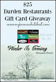 Cardcash enables consumers to buy, sell, and trade their unwanted darden restaurants gift cards at a discount. 25 Darden Restaurants Gift Card Giveaway Giveaway Hop Restaurant Gift Cards Gift Card Giveaway Gift Card