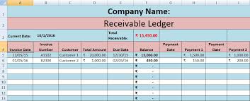 Download Accounts Receivable Excel Template Exceldatapro