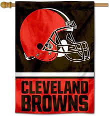 Amazon.com : Cleveland Browns Two Sided House Flag : Sports & Outdoors