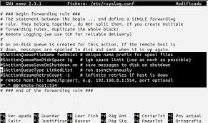 rsyslog forward messages to remote