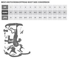 Alpinestars Boot Size Chart Related Keywords Suggestions