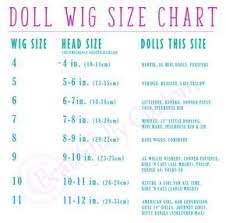 Wig Size Chart Doll Wigs Custom Dolls Doll Patterns