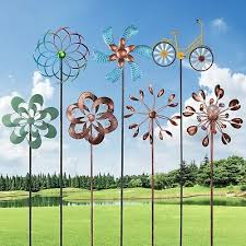 Metal Windmill Garden Art Decoration