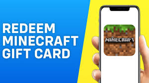 to redeem minecraft gift card on mobile