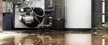 Flooded Water Heater Or Hvac System