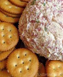 Chipped Beef Cheese Ball With Accent gambar png