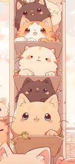 cute anime cats wallpapers cute cats