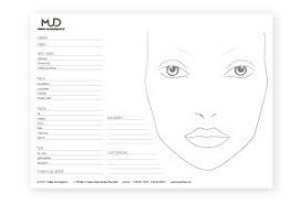 face chart mud make up designory
